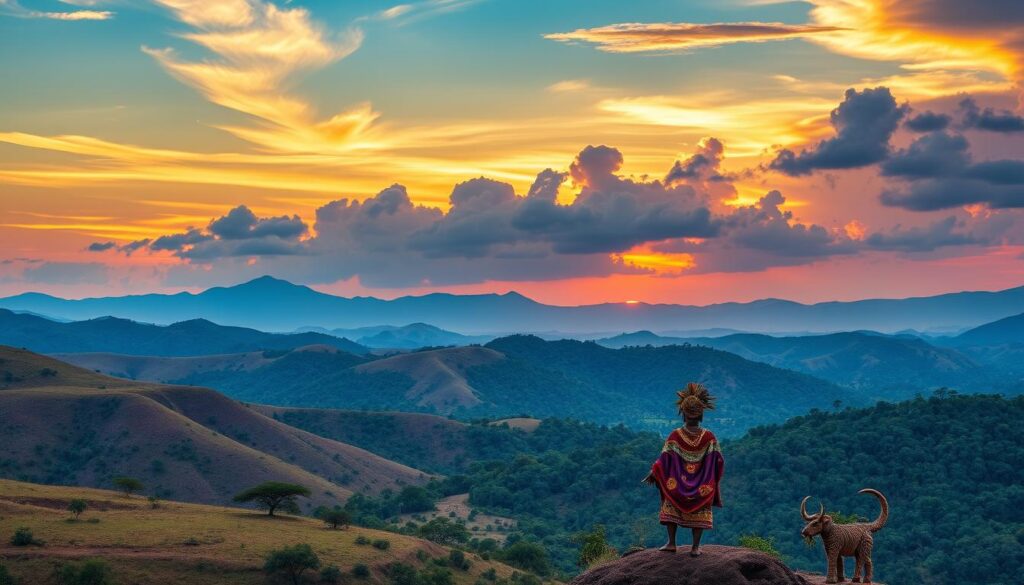 African culture and diverse landscapes