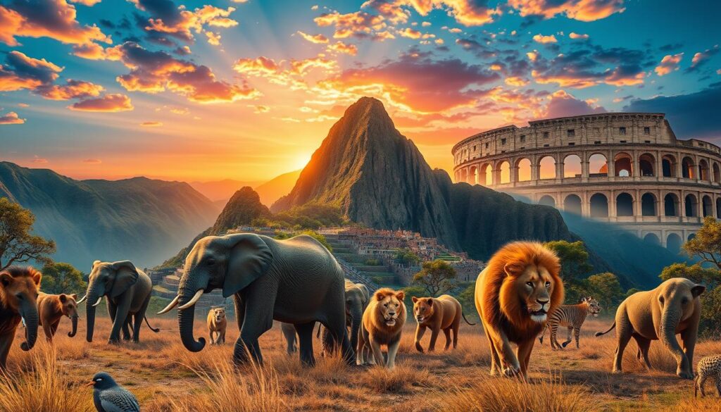 Virtual safaris and 7 wonders of the world
