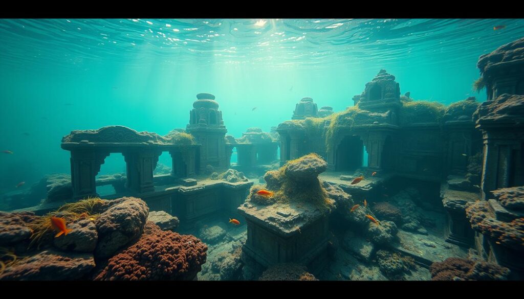 lost city in Indian Ocean