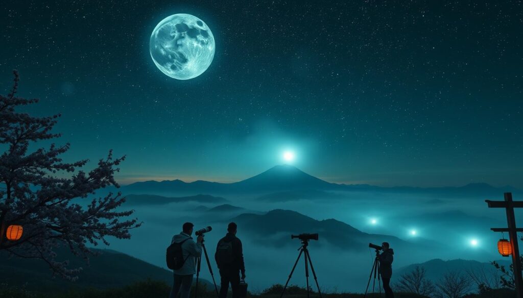 scientific investigation Japan lights