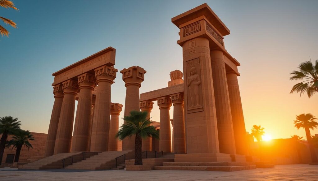 Karnak Temple complex showcasing architectural marvels