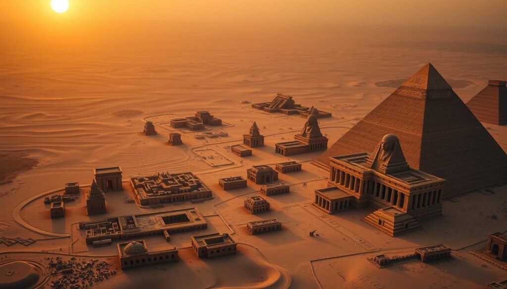 comparisons lost ancient Egyptian cities