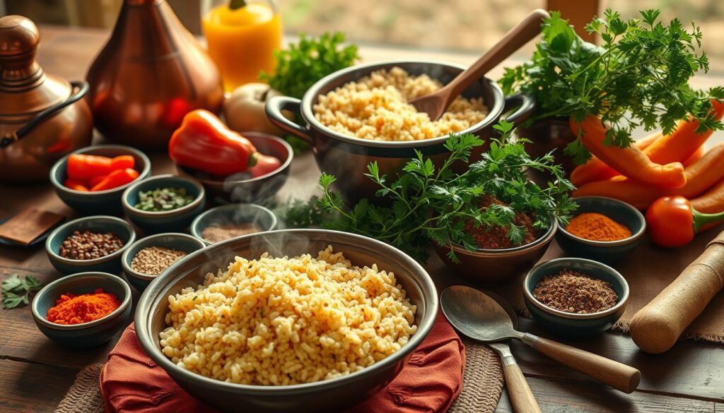 couscous cooking tips table