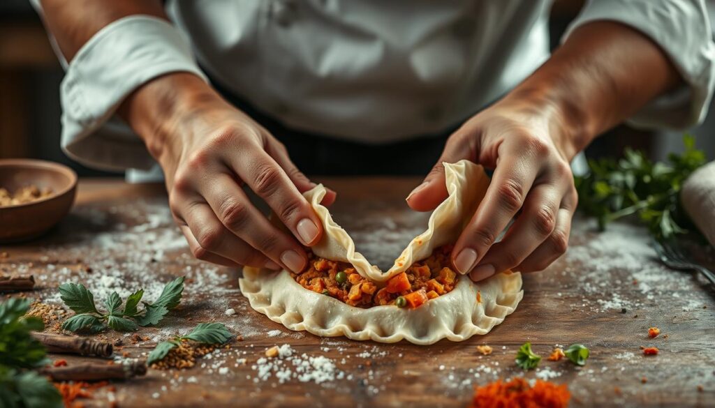 perfecting empanada technique